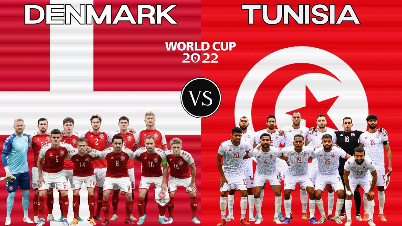 بث مباشر لمباراة الدنمارك و تونس من مونديال كأس العالم 2022 في قطر