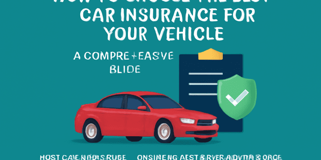 How to Choose the Best Car Insurance for Your Vehicle