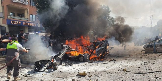 عاجل غارة تول وزارة الصحة تكشف حصيلة الشهداء والإصابات وتفاصيل قصف سيارة في النبطية 99999784697846794697494569463333